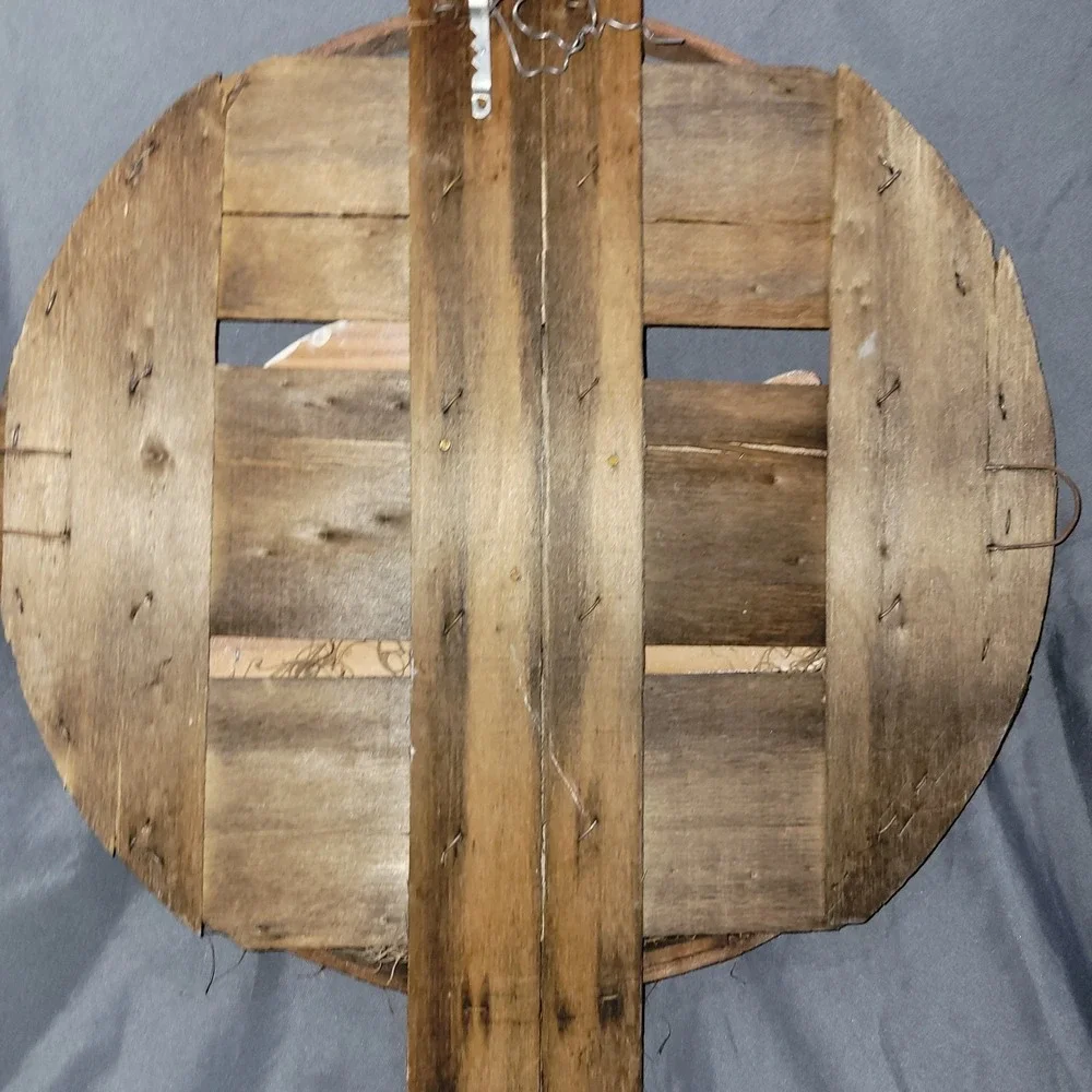 Vintage Handmade Wooden Crate Welcome Sign Cat Kitten Cottagecore Farmhouse